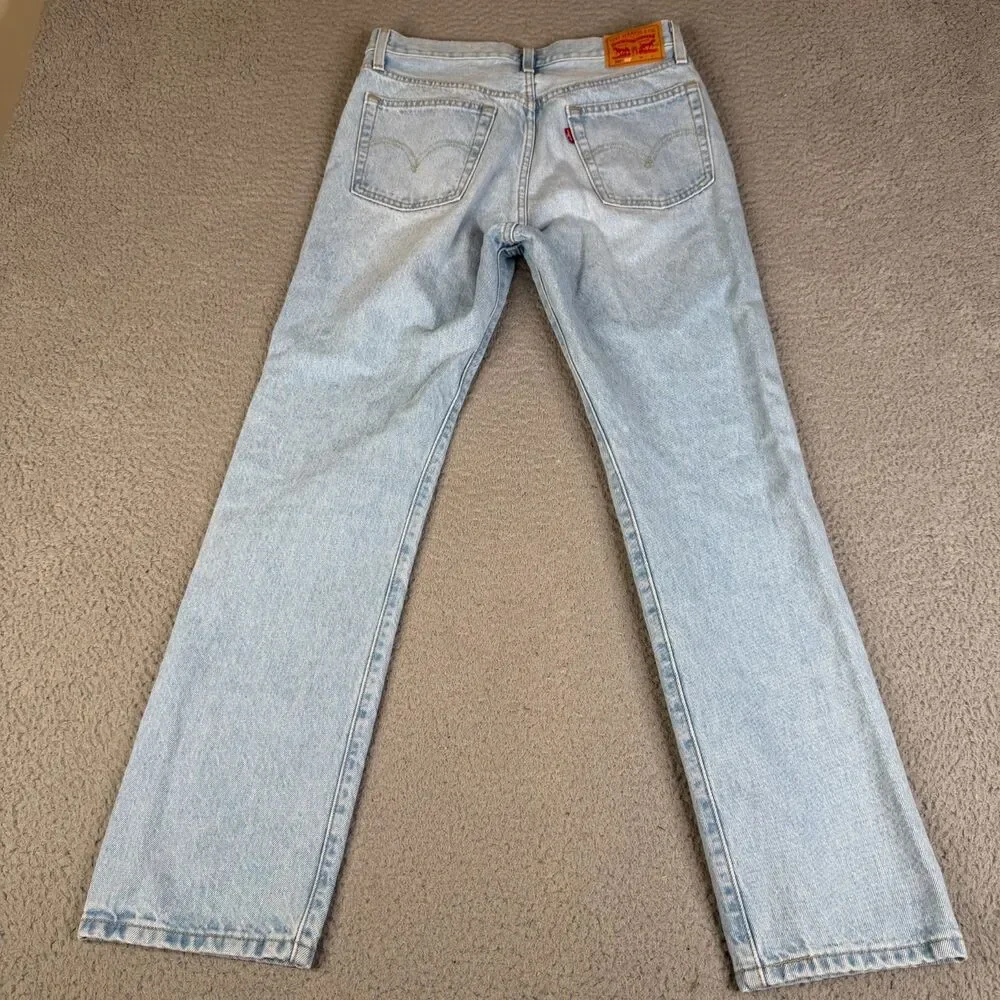 LEVI'S  501 150th Anniversary Jeans Mens 28x30 Premium Denim Floral Streetwear